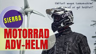 Motorrad Helm von Oneal  SIERRA für adventure und enduro Fahrer [upl. by Steddman]