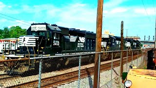 Railfanning in Roanoke VA  Day 23  Amtrak train ride to Lynchburg and Back [upl. by Eidoj640]