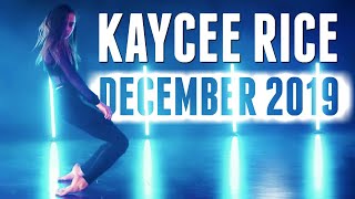 Kaycee Rice  December 2019 Dances [upl. by Euqnom]