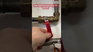 PART 2 How to carry out a gas tightness test using the TPI dc7 11 app plumbing gastraining [upl. by Fein923]