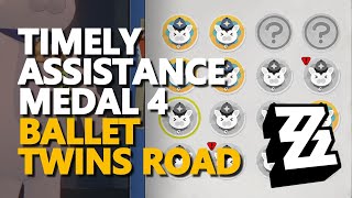 Timely Assistance Medal 4 Ballet Twins Road Zenless Zone Zero [upl. by Kronfeld576]