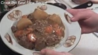 Crock Pot BEEF STEW Recipe  How to Make Beef Stew Slow Cooker recipes [upl. by Nayab599]