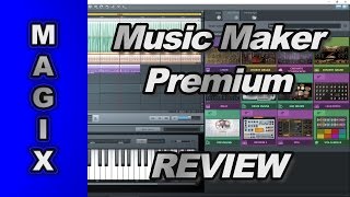 Magix Music Maker Premium REVIEW [upl. by Elleined526]