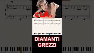 DIAMANTI GREZZI  CLARA  ritornello al pianoforte ritornellipop shorts [upl. by Kristal]