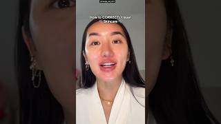 Layering skincare🌸🫶🏻layering skincare skincareroutine cleansingtips cleansers moisturizer [upl. by Dovev420]