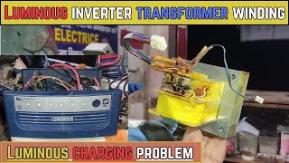 Luminous inverter transformer winding  Luminous charging problem luminous inverter inverterchar [upl. by Olivann]