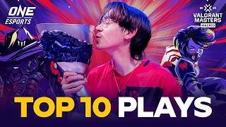 TOP 10 OVERALL BEST PLAYS  VCT MASTERS MADRID [upl. by Anifad]