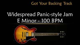 Backing Track  Widespread Panic style Jam in E Minor [upl. by Teddi]