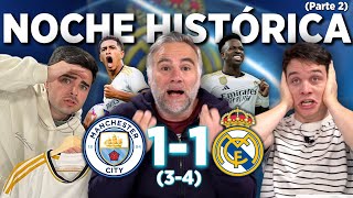 🔴 REACCIÓN A LOS PENALTIS MANCHESTER CITY  REAL MADRID CON Lamediainglesa [upl. by Nahtnoj126]