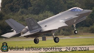 Volkel Airbase 24092024  Spotting  F35 Lightning  4 x Afterburner Takeoff [upl. by Philipp935]