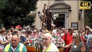 4K Procesión de San Antonio en Madrid [upl. by Fairman]