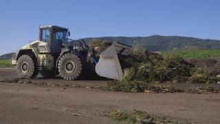 LX01 prototype hybrid wheel loader I  California [upl. by Innos25]