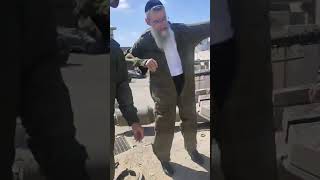 Avraham Fried tries on IDF uniform in Israel [upl. by Mazur284]