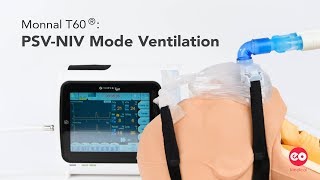 Monnal T60 How To Begin PSVNIV Mode Ventilation  S01E04 [upl. by Shanie]