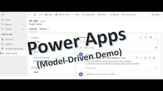 PowerApps ModelDriven for Production Management [upl. by Porush]