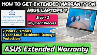 Asus Extended 2 years WARRANTY in Rs 99  How To Get Extended Warranty On Asus Laptops  Part 2 [upl. by Lenwood991]