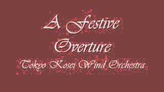 A Festive Overture Tokyo Kosei Wind Orchestra [upl. by Ettenrahc]