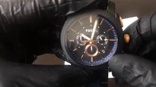 Reloj FOSSIL FS5164  UNBOXING FOSSIL Watch FS5164 Regaloj [upl. by Ayres]