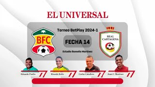 En vivo Barranquilla FC vs Real Cartagena  Fecha 14 del Torneo Betplay I 2024 [upl. by Aryamo844]