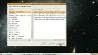 Ubuntu instalar Epson LX300 o matricial generica [upl. by Aivataj]