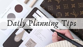 3 Daily Planning Tips  How to Plan Your Day Effectively [upl. by Reeve]