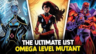 Top 10 Omega Level Mutants in Marvel Universe [upl. by Nolrac]