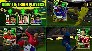 How To Train Epic Players PRATAMA ARHAN CHANATIP SONGKRASIN amp SAFEE SALI in eFootball 2024 Mobile [upl. by Miun187]