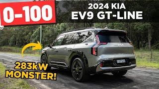 2024 Kia EV9 GTLine review 0100 14 mile amp ADAS POV [upl. by Llednahs797]