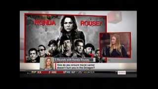 Ronda Rousey on Sportsnation 81213 [upl. by Wittie487]