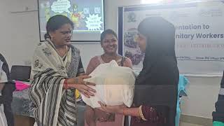 PPE kit distribution and orientation program for core sanitary workers [upl. by Roots]