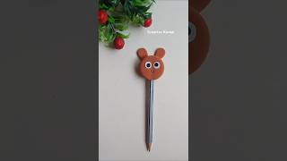 Easy kids craft 😱shorts viralvideo trending amaira youtubeshorts viralshorts penciltopper yt [upl. by Hollah]