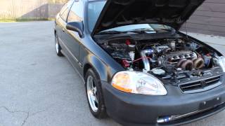 FOR SALE 1998 Honda Civic D16Y8 Turbocharged [upl. by Fryd]