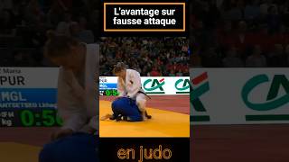 Lavantage sur fausse attaque arbitrage judo [upl. by Asaret]