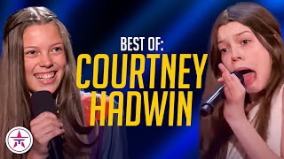 Top 3 BEST Courtney Hadwin Performances on AGT [upl. by Ateerys]