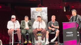 Canelo Alvarez defeats Edgar Berlanga  PostFight Press Conference [upl. by Yluj]