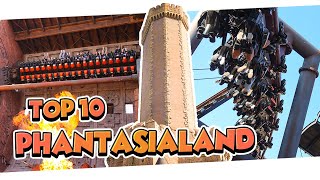 Top 10 Attraktionen im Phantasialand 2024 [upl. by Ailadgim]