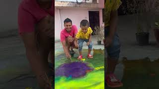 Yellow water colour balloon popping challenge shortsviral balloon [upl. by Ecydnarb670]