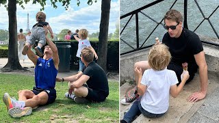 Olympic Diver Tom Daleys Husband Lance Black Shared Cute Snaps With Their Sons [upl. by Ellenyl974]