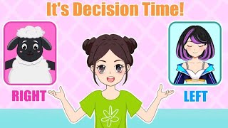 Left or Right Dress up Games  Fashion Battle Show  Makeover Selection Android Gameplay [upl. by Onihc]