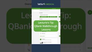 🎯 Ace Your Exams with Lecturio’s QBank Walkthrough Videos 📝 usmleprep [upl. by Aennil]