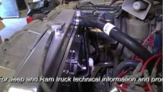 4WD Mechanix Magazine Jeep JTruck Griffin Radiator Installation Part 2 [upl. by Oriane294]