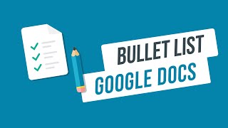 How to Add Bullet and Sub Bullet Points List in Google Docs [upl. by Ruthanne18]