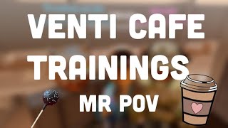 ROBLOX Venti Cafe Training  MR POV [upl. by Anoerb]