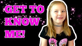 GET to KNOW ME TAG with KAIA KID answers QUESTIONS FUNNY ANSWERS The TOYTASTIC Sisters [upl. by Renell759]