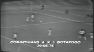 Corinthians 4 x 1 Botafogo SP  1975  Campeonato paulista [upl. by Salahcin487]