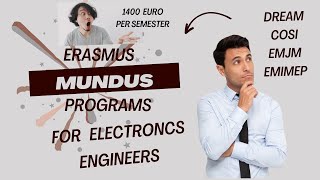 Erasmus Mundus Scholarship programs an Electronics Engineer must Apply [upl. by Iemaj194]