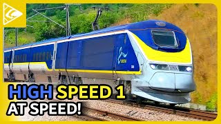 High Speed 1 UK Trains at High Speed HS1 27082022 [upl. by Yetta148]