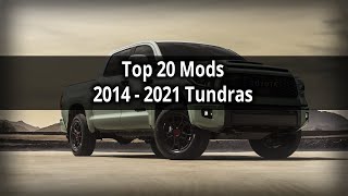 Top 20 Mods amp Accessories Under 300 For Toyota Tundras 20142021 [upl. by Parrie]