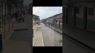 Impressions of tourist town Salento Colombia situated in the coffee region [upl. by Intirb]