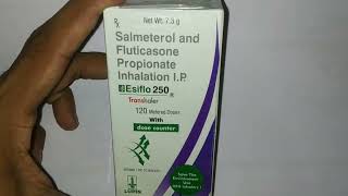 Esiflo 250 transhalersalmeterol and fluticasone propionate inhalation [upl. by Ahsert]